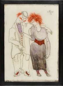 Pareja de mal género, 1905 de Paul Klee