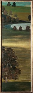 Vista del valle del Aar, Suiza - Pintura de Paul Klee
