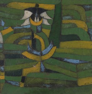 Flor blanca en el jardín, 1920