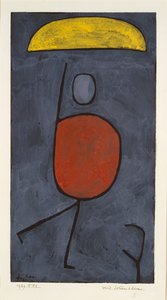 Con un paraguas, 1939 de Paul Klee