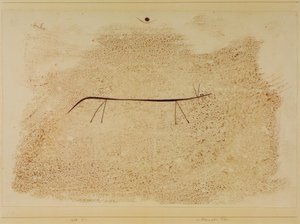 Animal olfateando de Paul Klee