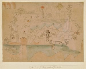 Dibujo para el barquero de Paul Klee