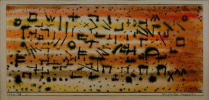 Egipto Destruido de Paul Klee