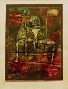 Heraldo enano a caballo de Paul Klee