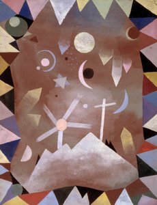 Sobre la Cumbre de la Montaña, 1917 de Paul Klee