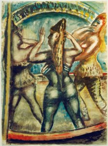 Tres mujeres en la pista de Paul Kleinschmidt