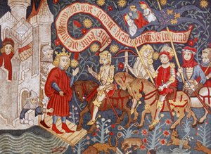 Llegada de Juana de Arco al castillo de Chinon, 6 de marzo de 1428. de Paul Lacroix