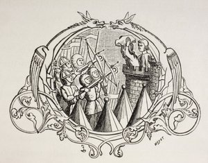 Asalto a un lugar fortificado, según una miniatura del siglo XIII. de Paul Lacroix