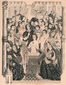 Bautismo del Rey Clodoveo I, siglo XV, 1849 de Paul Lacroix
