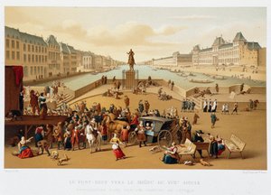 Le Pont Neuf hacia mediados del siglo XVII, 