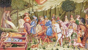 El triunfo de la muerte, fresco del Campo-Santo, Pisa, Italia, atribuido a Francesco Traini. de Paul Lacroix