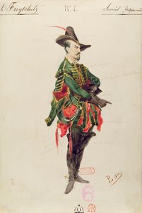Traje del Cazador Samiel para la ópera 