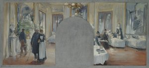 Interior del Teatro Francés, 1871 de Paul Louis Delance