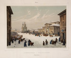 La Asamblea de la Casa de la Nobleza en Moscú, 1840s de Paul Marie Roussel
