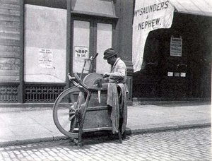 Un Afilador de Cuchillos de Londres