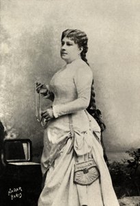 Retrato de Marie felix , Miolan , Carvalho (foto) de Paul Nadar