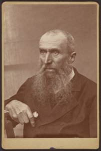 Retrato de un hombre con patillas y barba de Paul Nadar