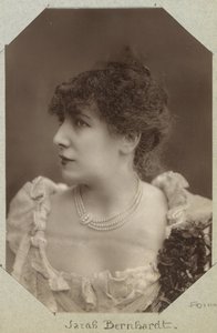 Retrato de Sarah Bernhardt, actriz de Paul Nadar