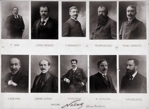 Diez retratos por Paul Nadar (foto b/n) de Paul Nadar