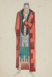 Diseño de vestuario para el Rey Lear de Paul Nash