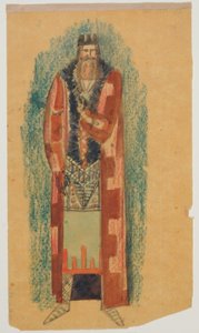 Diseño de vestuario para el Rey Lear de Paul Nash