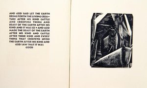 Criaturas, del "Libro del Génesis de Paul Nash