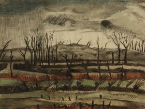 Paisaje desolado, Saliente de Ypres de Paul Nash
