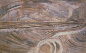 Dymchurch, c.1921 (óleo sobre lienzo) de Paul Nash