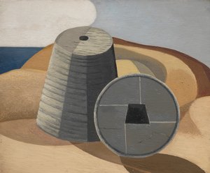 Objetos minerales de Paul Nash