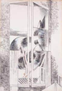 Ventana abstracta de la Riviera