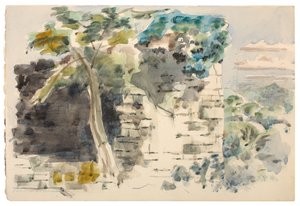 Ruina en el bosque de Dean de Paul Nash