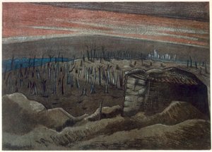 Sanctuary Wood, de British Artists at the Front, Continuación de The Western Front, Tercera Parte, Paul Nash de Paul Nash