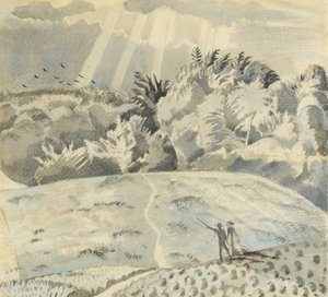 El camino del campo de Paul Nash