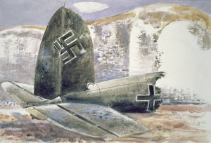 Bajo el acantilado de Paul Nash