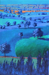 Pintura azul de Paul Powis