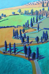 Toscana, 2021 (acrílico sobre tabla)