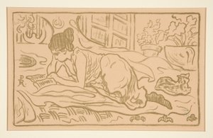 Chica extendida de Paul Elie Ranson