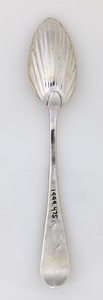 Cucharilla acanalada, c.1785 de Paul Revere