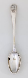 Cucharilla de un juego de once de Paul Revere