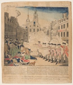 La masacre de Boston, 5 de marzo de 1770