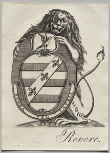 Exlibris: Escudo de armas de Paul Revere II