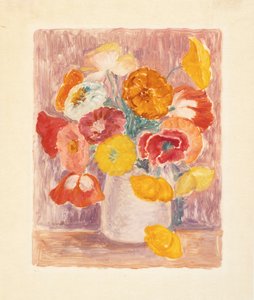 Pieza de flor (Zinnias) de Paul Rohland