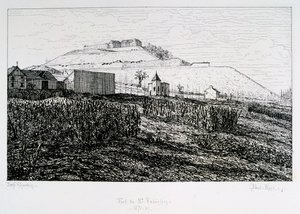 Fuerte de Mont Valerien, Sitio de París, 1870-1871 de Paul Roux