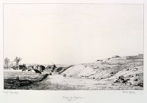 Poste de Charonne, Sitio de París, 1870-1871 de Paul Roux