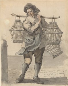 Un vendedor de aves de corral de Paul Sandby