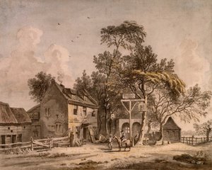 Una casa pública por Paul Sandby, RA de Paul Sandby