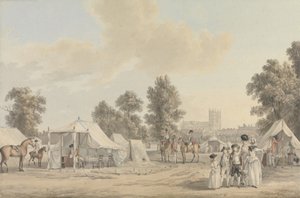 Un campamento en el parque de St. James