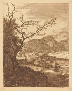 Capricho con el Castillo de Edimburgo y Arthur