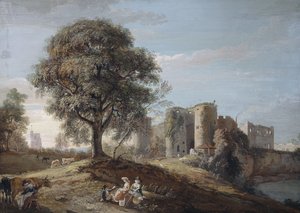 Castillo de Chepstow, 1790s de Paul Sandby