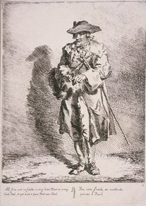 Vendedor de pedernal y acero, Gritos de Londres de Paul Sandby